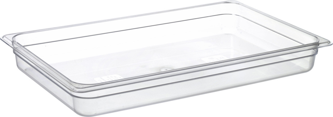 GN-Behälter, GN 1/1, 530 x 325 x 65 mm, Polycarbonat transparent